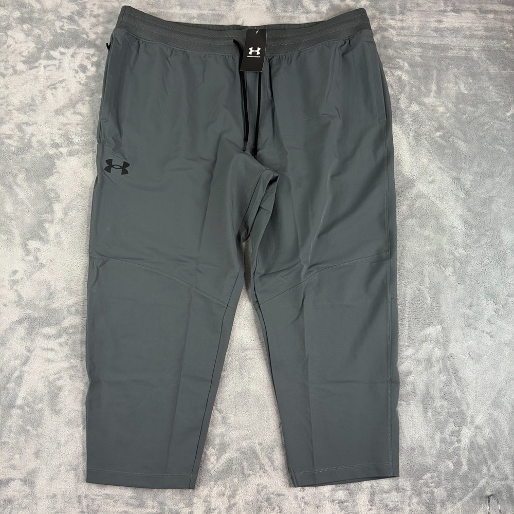 Under Armour Mens 3XL UA Sportstyle Elite Crop Pant Gray 1376965 012 NEW